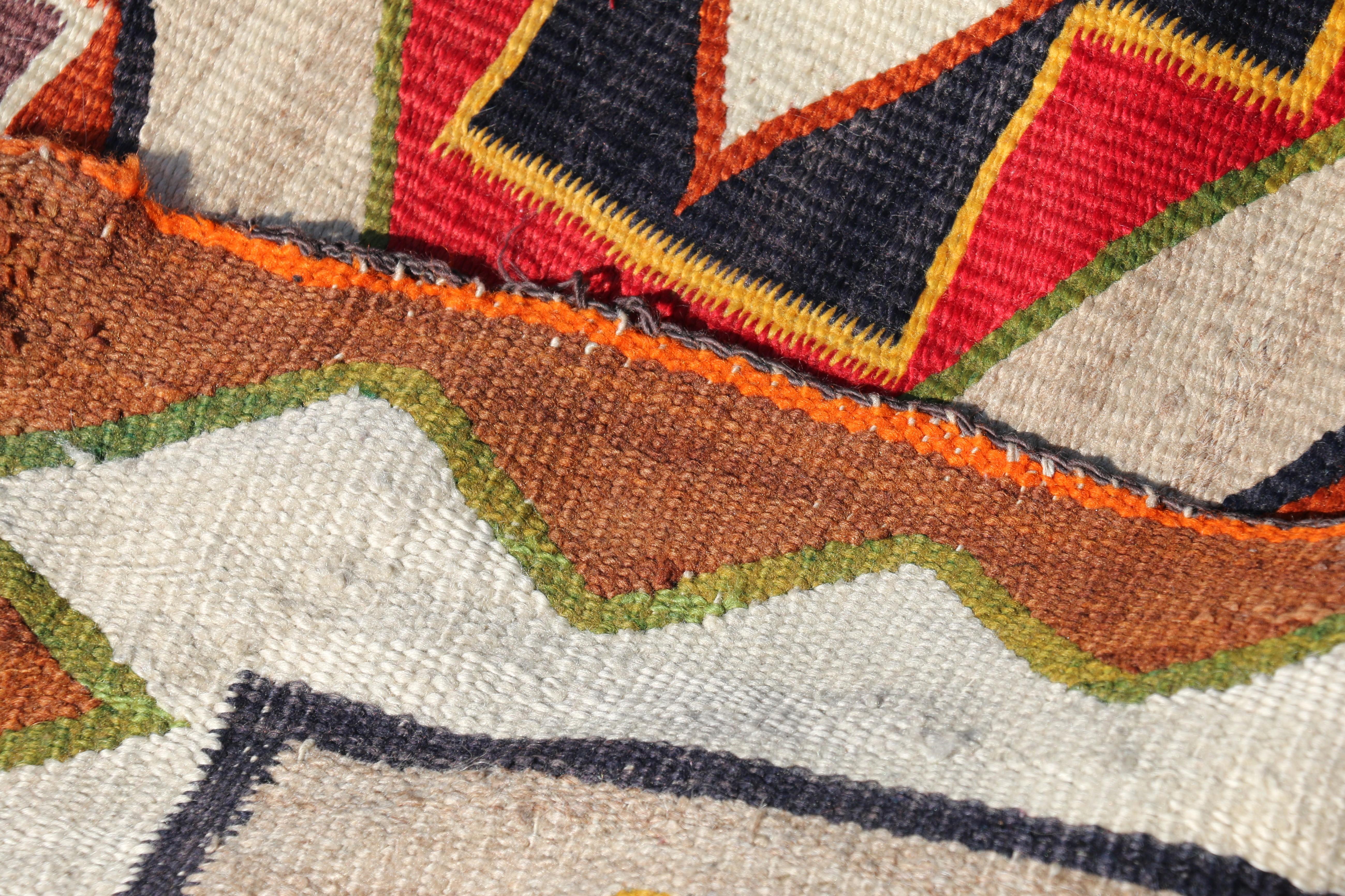 Tappeto Vintage Navajo 8' X 4'5 in vendita 11