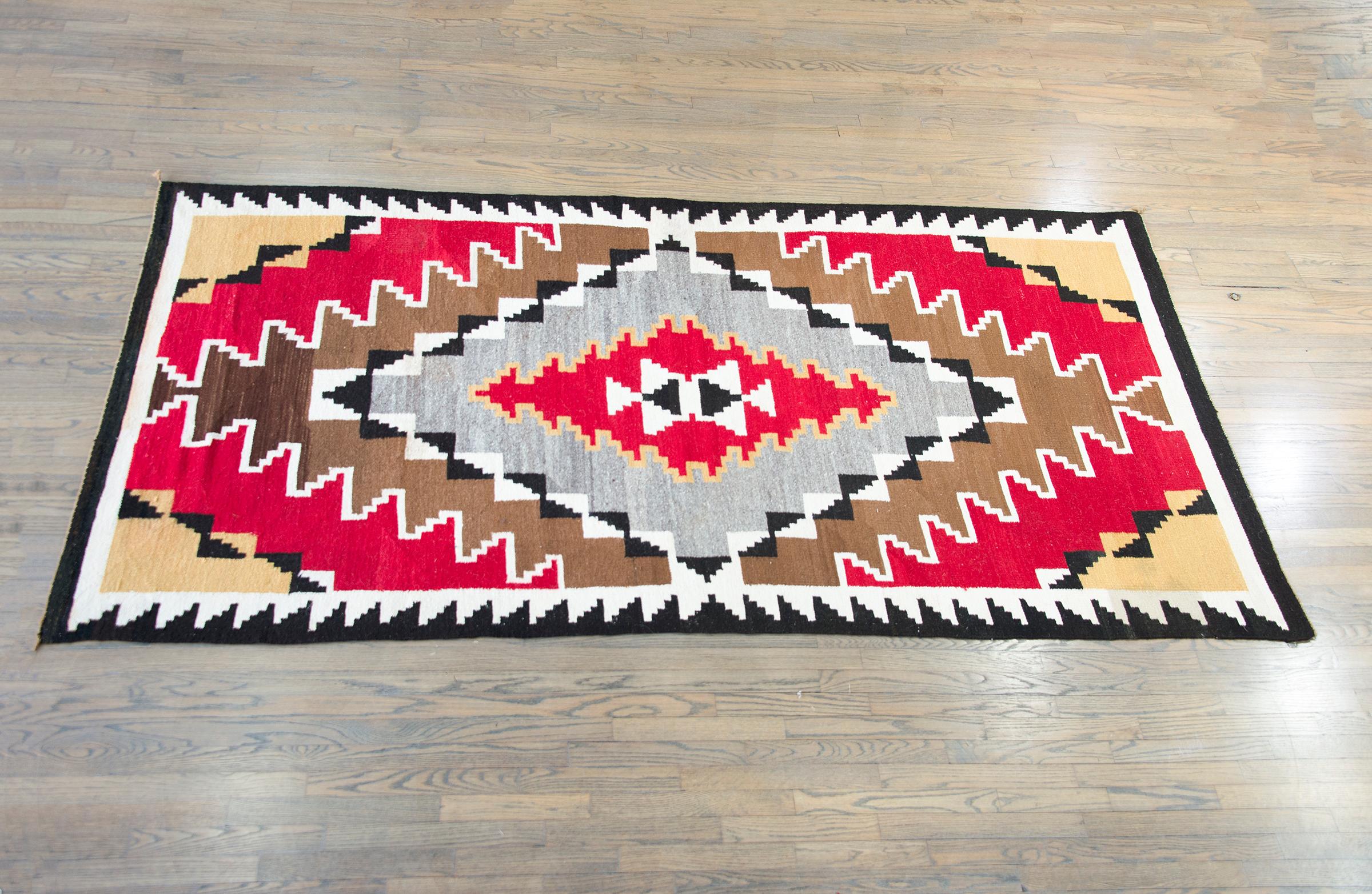 Alfombra Navajo Vintage en venta 6