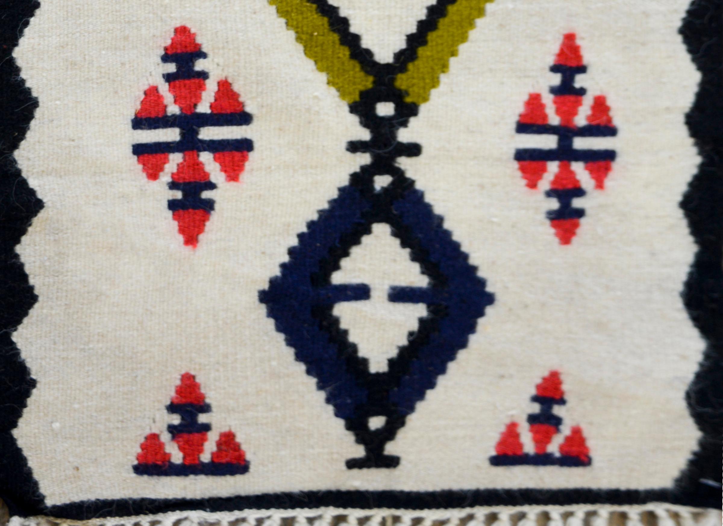 Laine Tapis Navajo vintage en vente