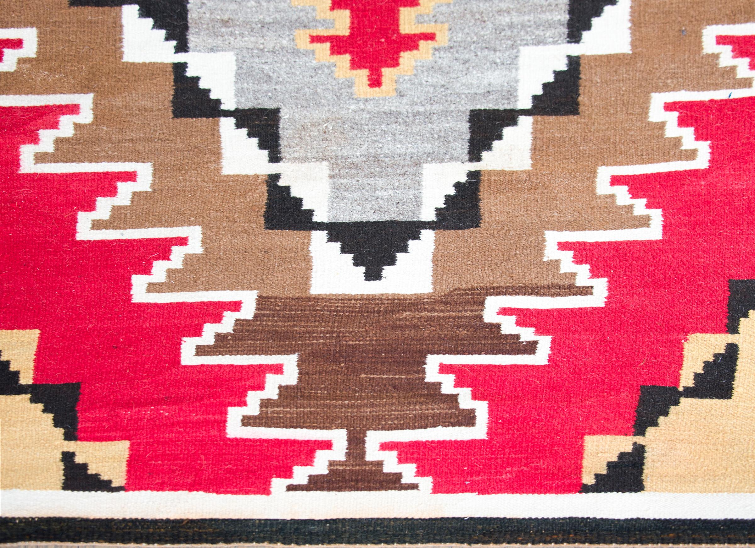 Vintage Navajo-Teppich (Wolle) im Angebot