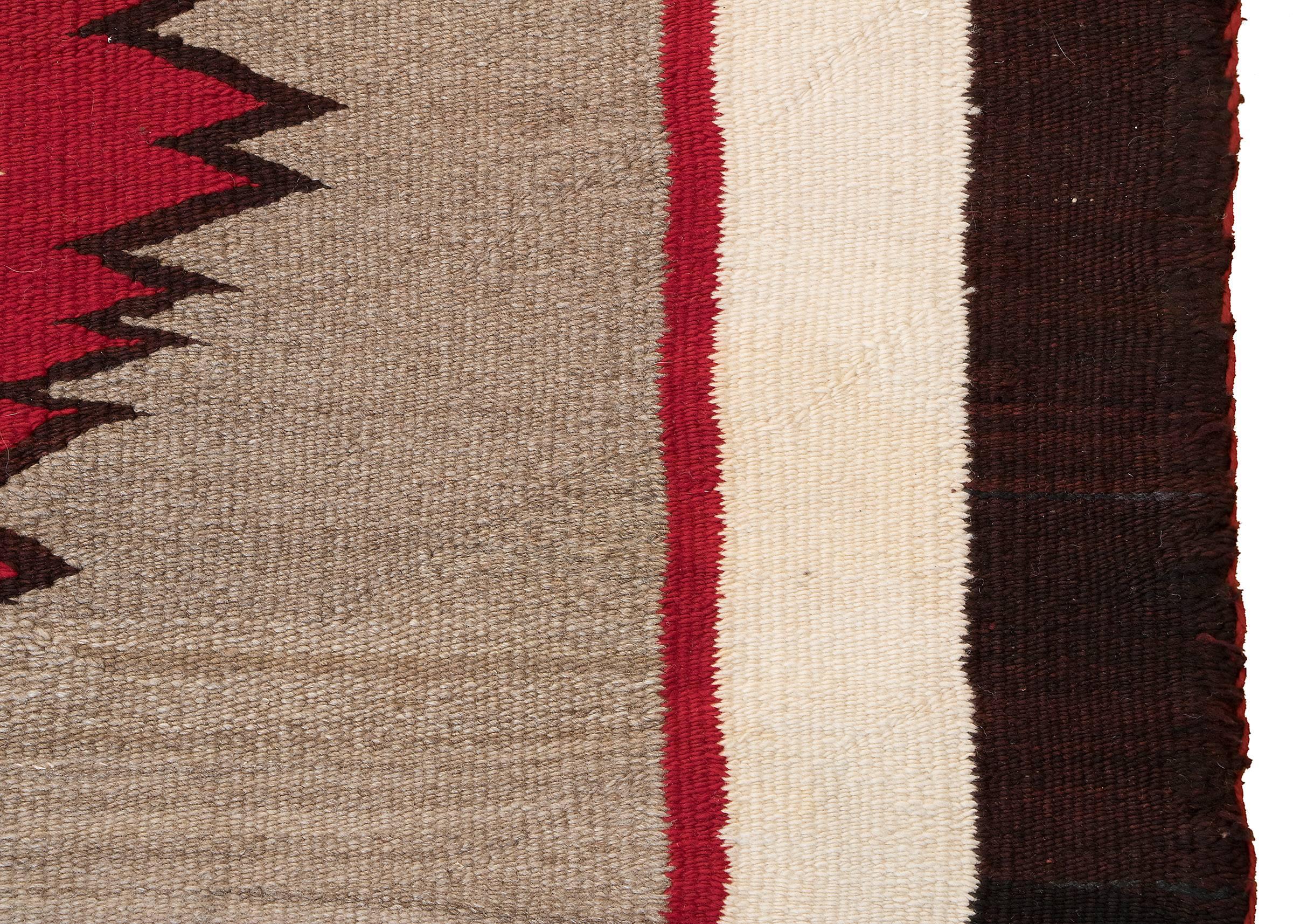 Vintage Navajo Rug from the Klagetoh Trading Post, circa 1925 In Excellent Condition For Sale In Denver, CO