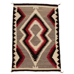 Vintage Navajo Rug, Trading Post Era, Early 20th Century