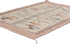 Tappeto Kilim antico del 1920 in stile albero della vita del sud-ovest
