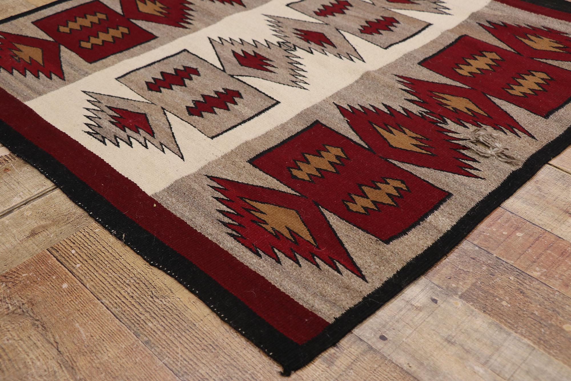 1920's Antique Southwestern-Style Kilim Rug Early 20th Century In Good Condition For Sale In Dallas, TX