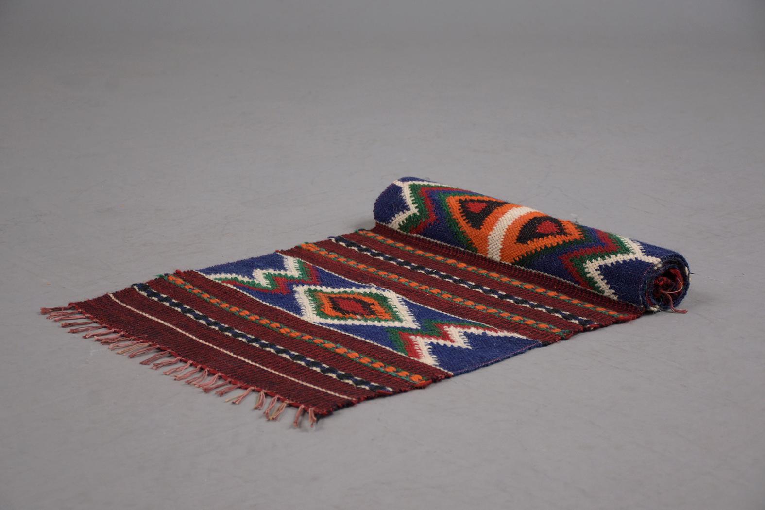 Tapis en textile vintage de style Navajo en vente 4