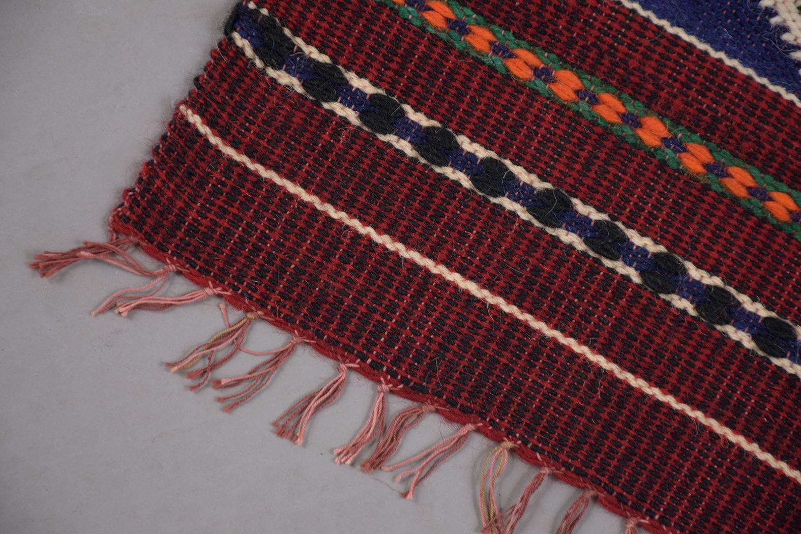Vintage Navajo Style Textile Rug For Sale 3