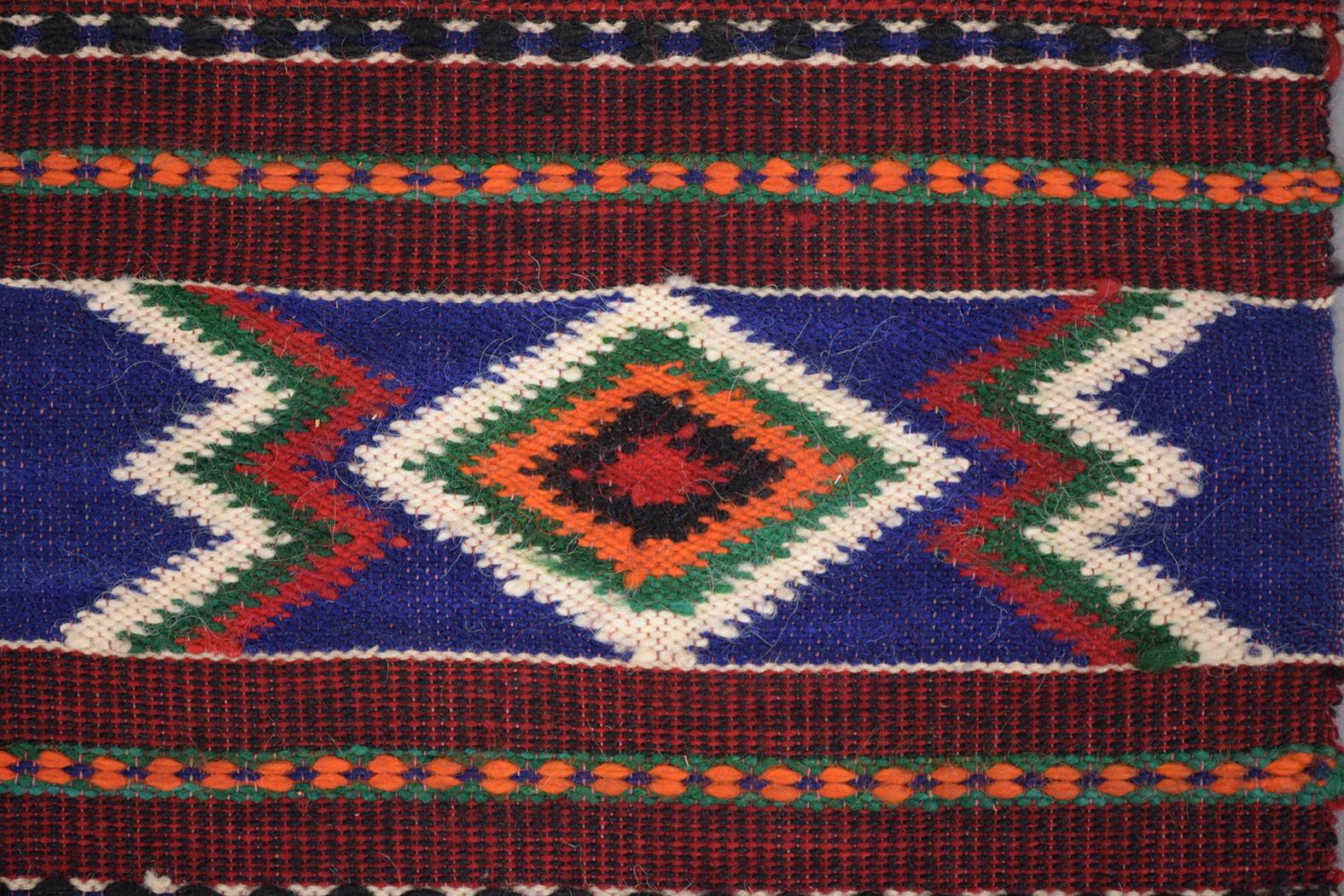 American Vintage Navajo Style Textile Rug For Sale