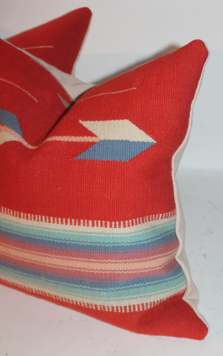Vintage Navajo Weaving Decorative Pillows For Sale at 1stDibs