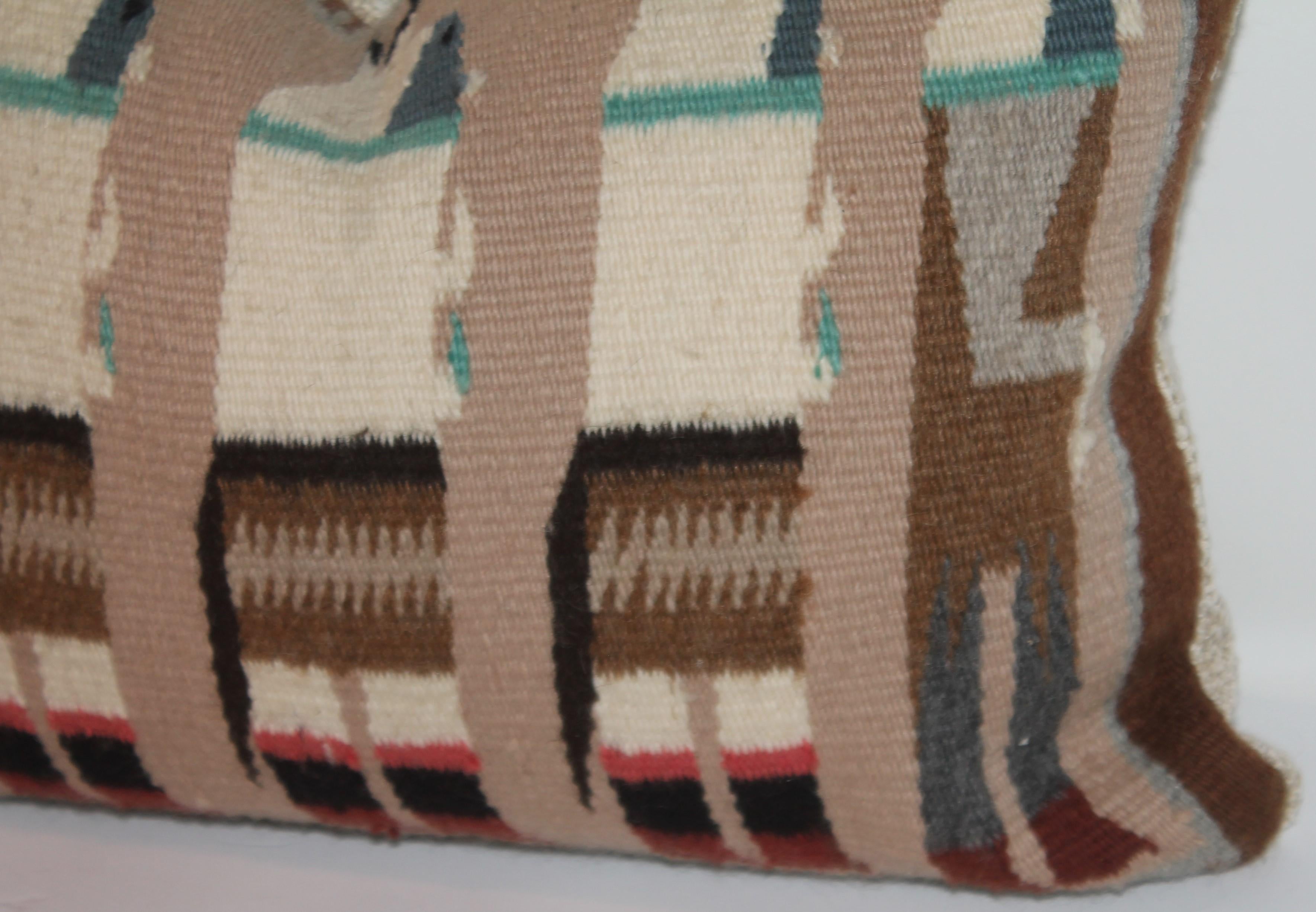 Adirondack Vintage Navajo Yei Rug Pillow