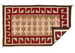 Vintage Navajo Yei Rug 'Yeibichai Pictorial Weaving', circa 1930s