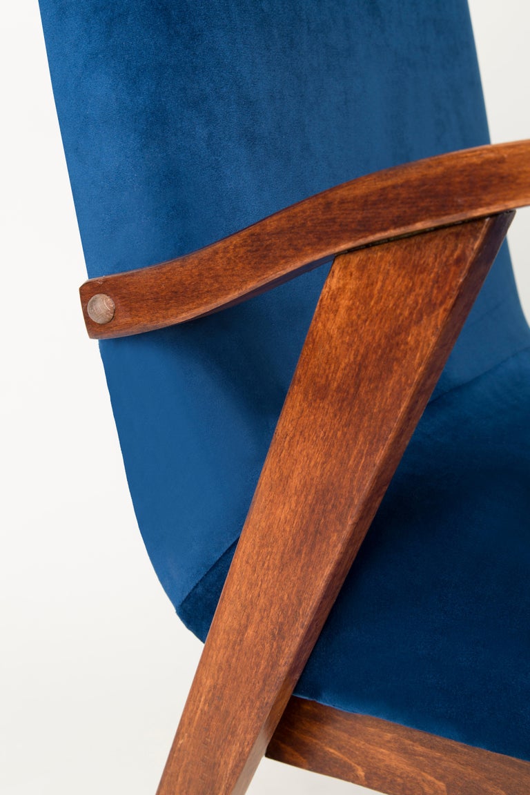 Vintage Navy Blue Velvet Armchair, 1960s For Sale at 1stDibs navy