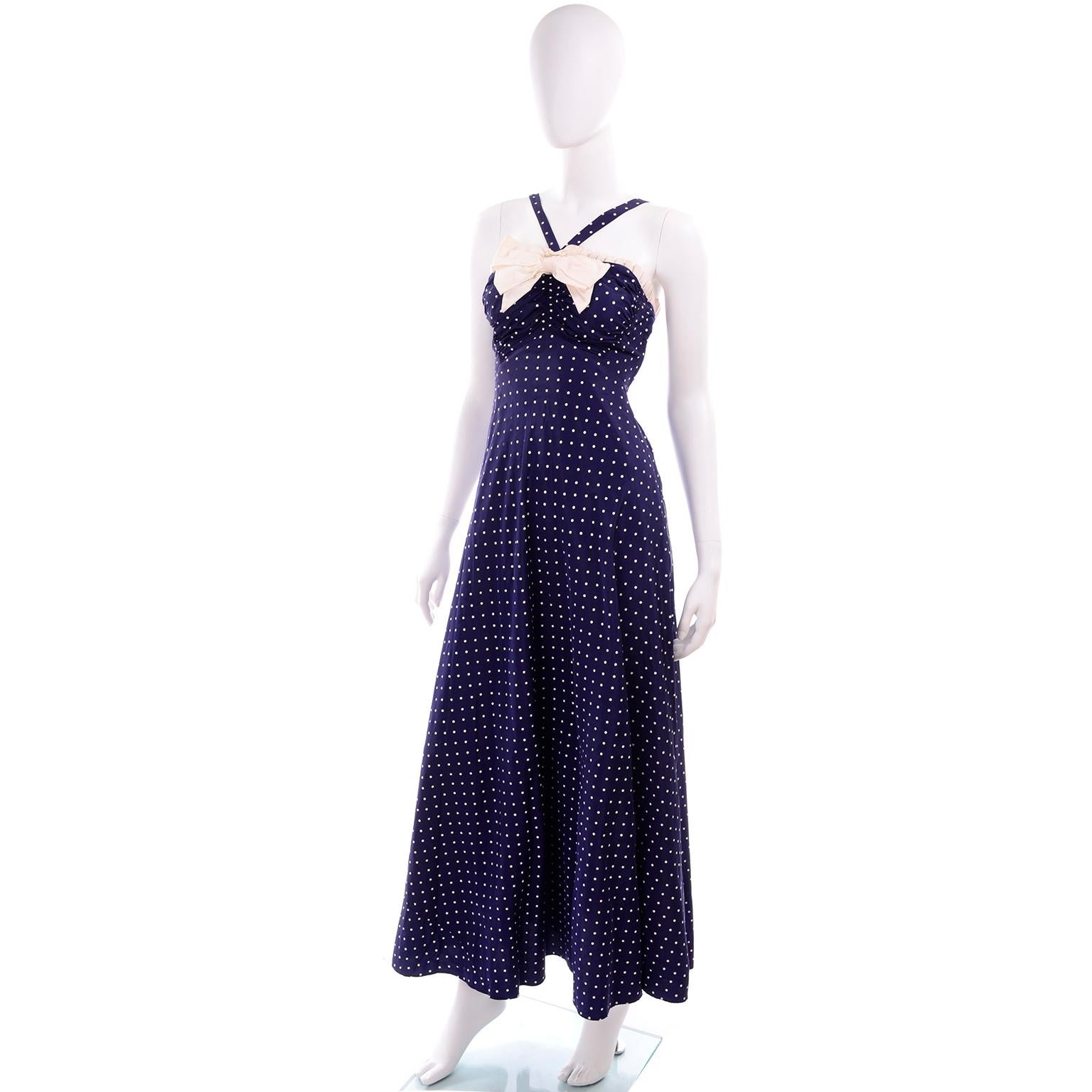 dark blue vintage dress