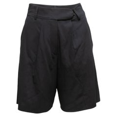 Vintage Navy Jil Sander Wool Mid-Length Shorts