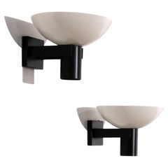 Lampe murale vintage ND60D de Louis Kalff pour Philips 1960, lot de 2
