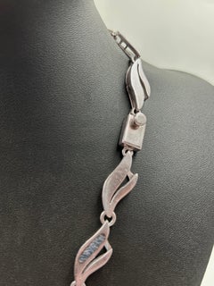 Collier Vintage en argent mexicain et pierres semi-précieuses