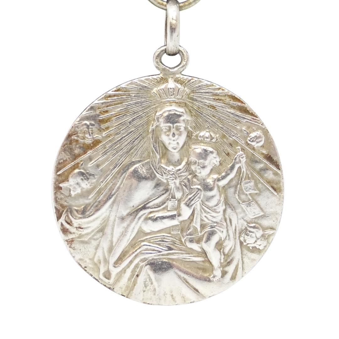 Arts and Crafts Collana vintage di sfere in filigrana in argento sterling in vendita