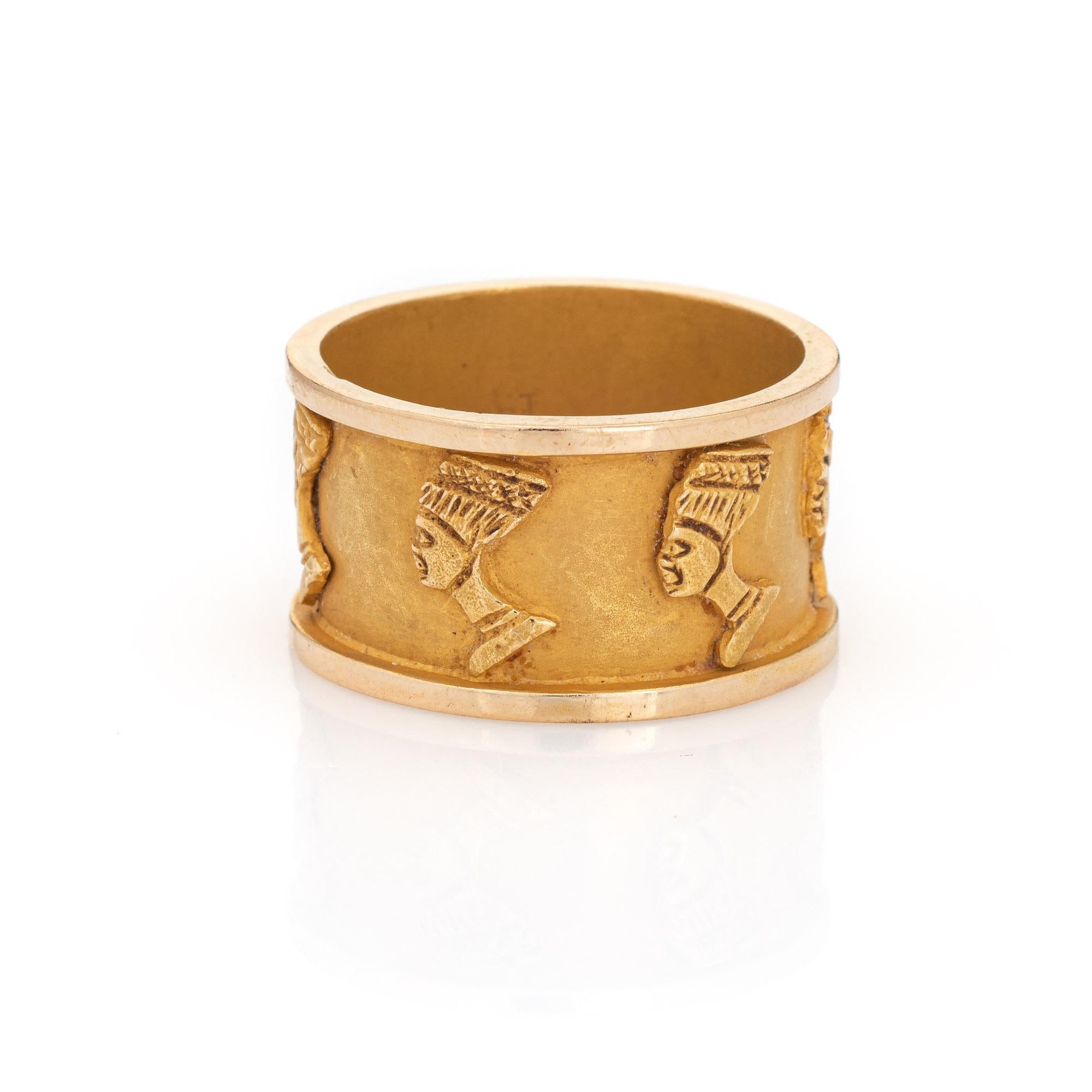 nefertiti gold ring