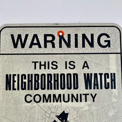 Vintage Neighborhood Watch Sign