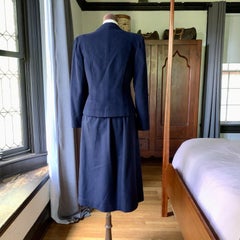 Vintage NEIMAN MARCUS Couture 1970s Two Piece 100% CASHMERE Skirt Jacket 8