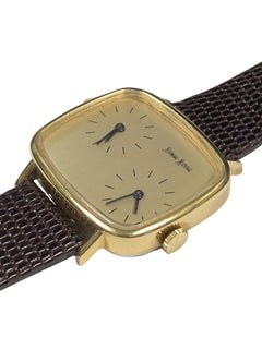 Orologio da polso vintage con due fusi orari di Neiman Marcus