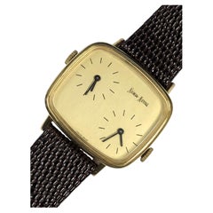 Orologio da polso vintage con due fusi orari di Neiman Marcus