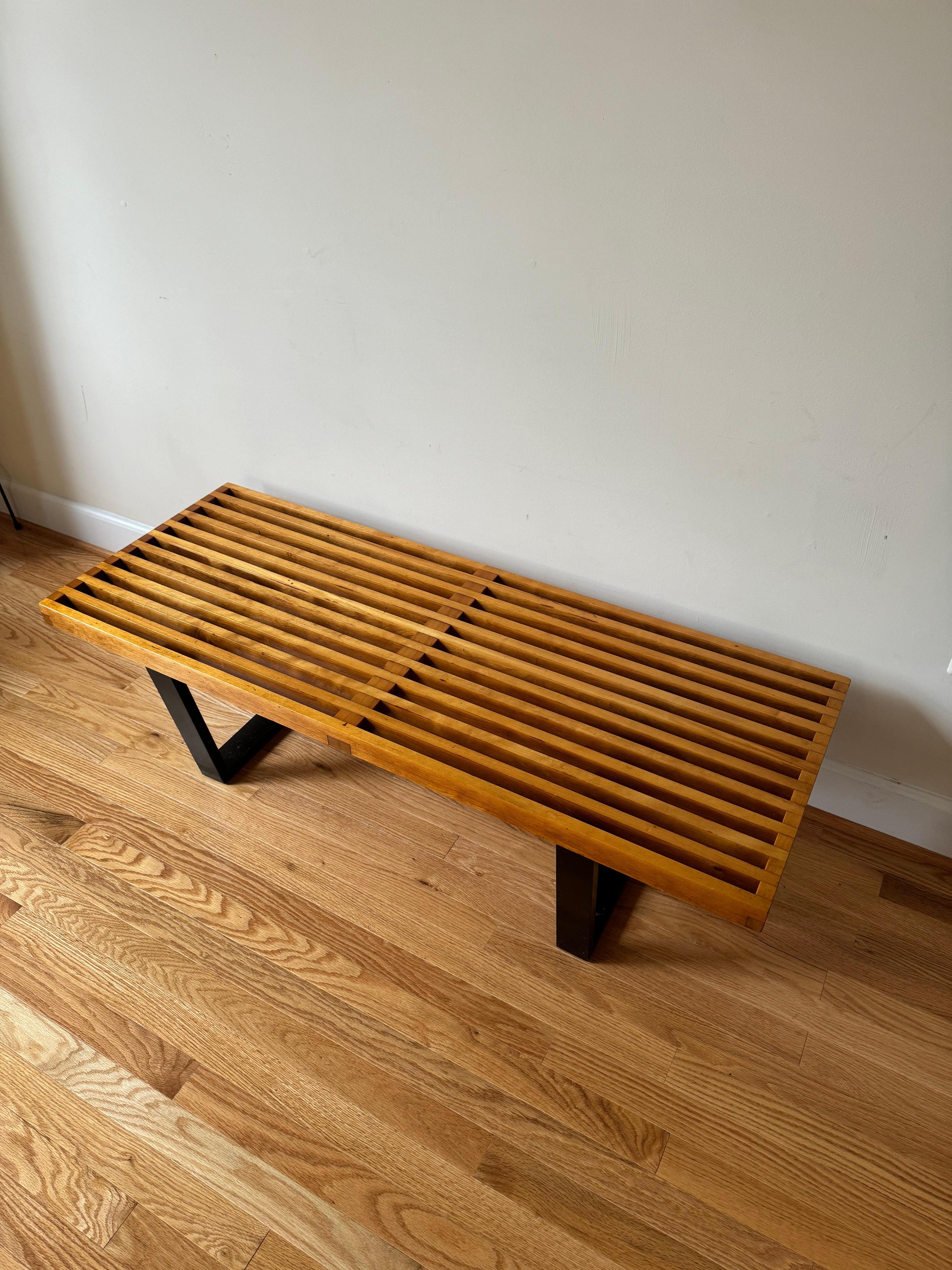 Panca a piattaforma Nelson vintage di George Nelson per Herman Miller (anni '50) 6