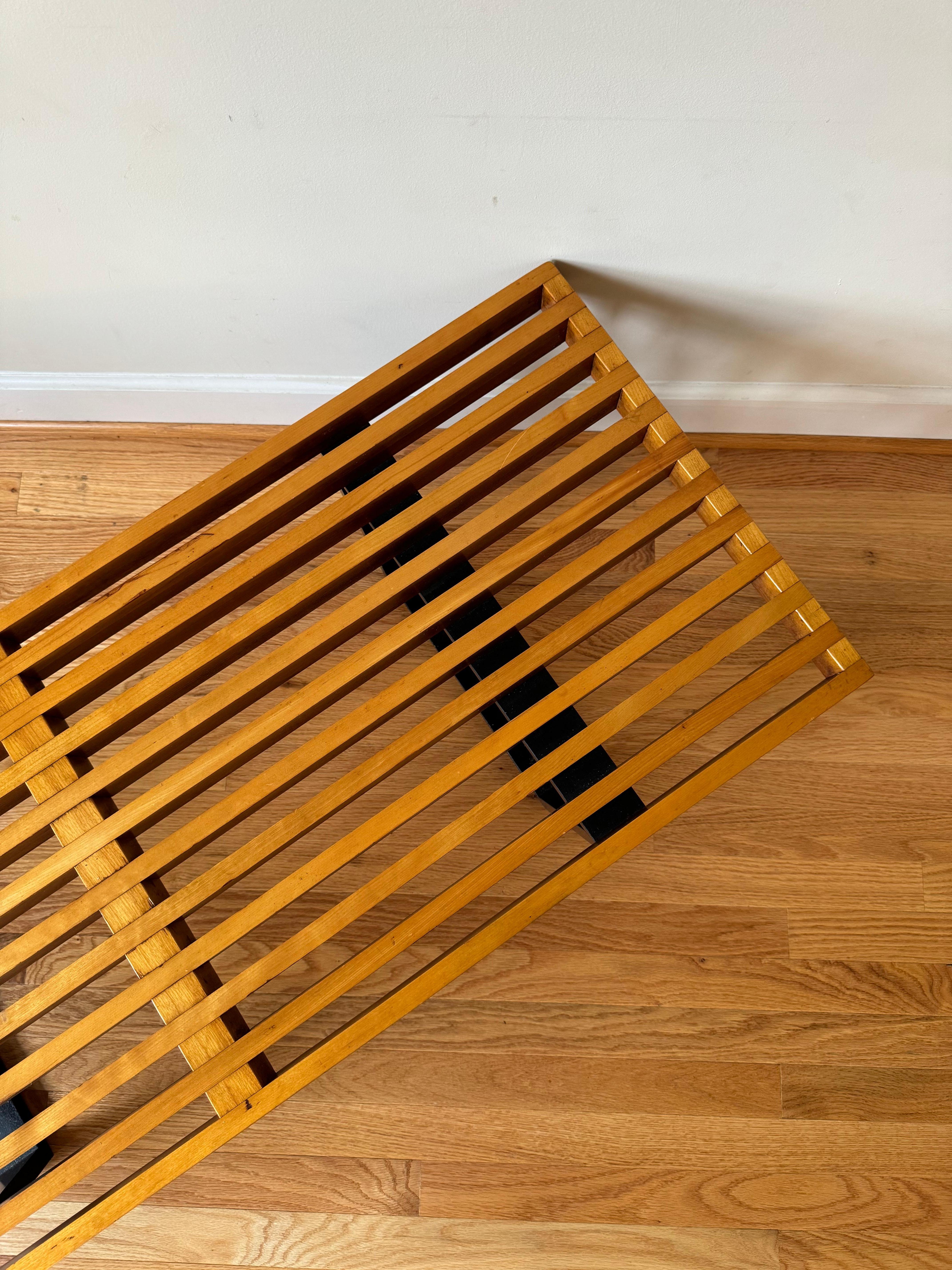 Panca a piattaforma Nelson vintage di George Nelson per Herman Miller (anni '50) In condizioni buone a Centreville, VA