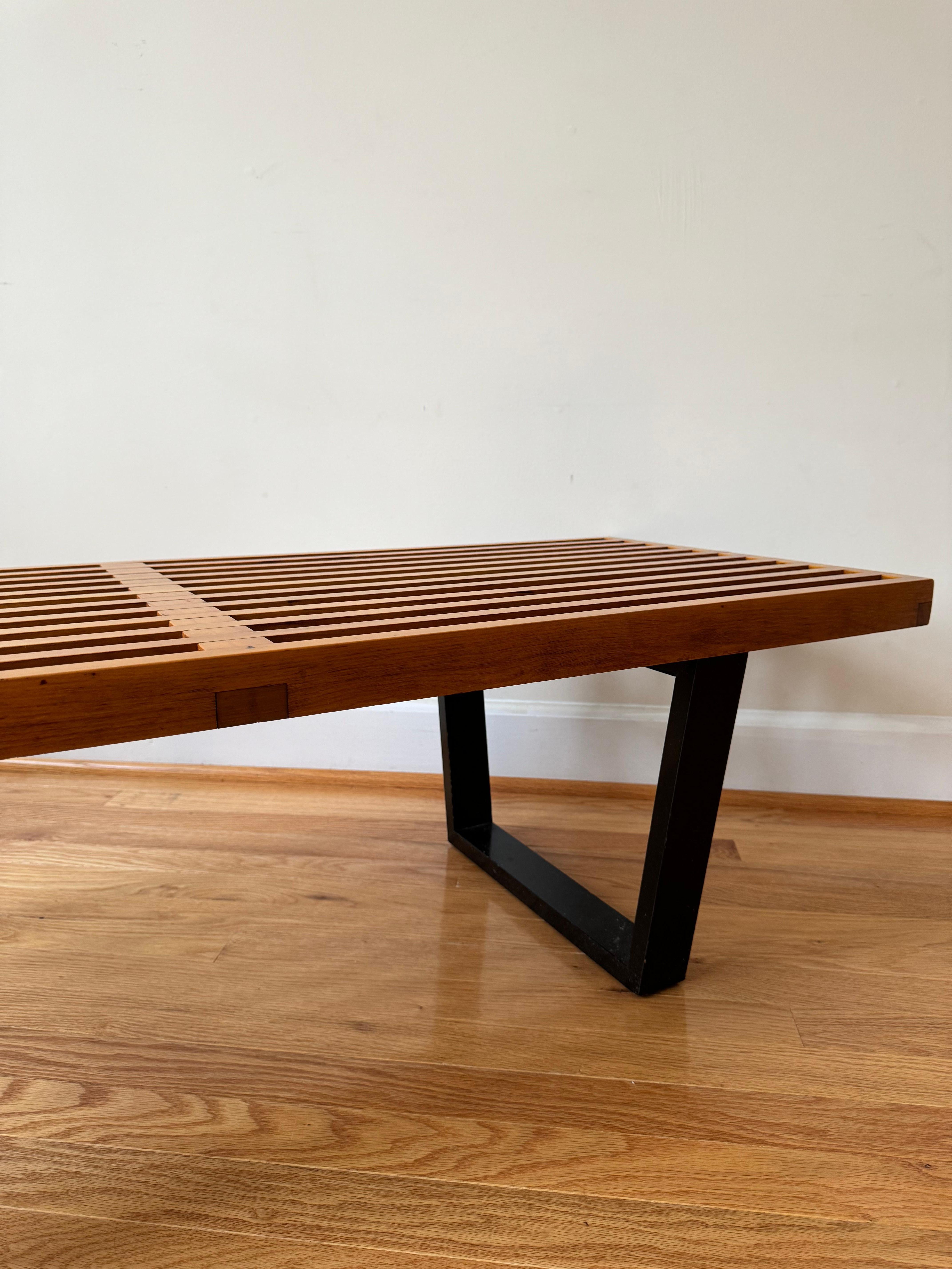 Metà XX secolo Panca a piattaforma Nelson vintage di George Nelson per Herman Miller (anni '50)
