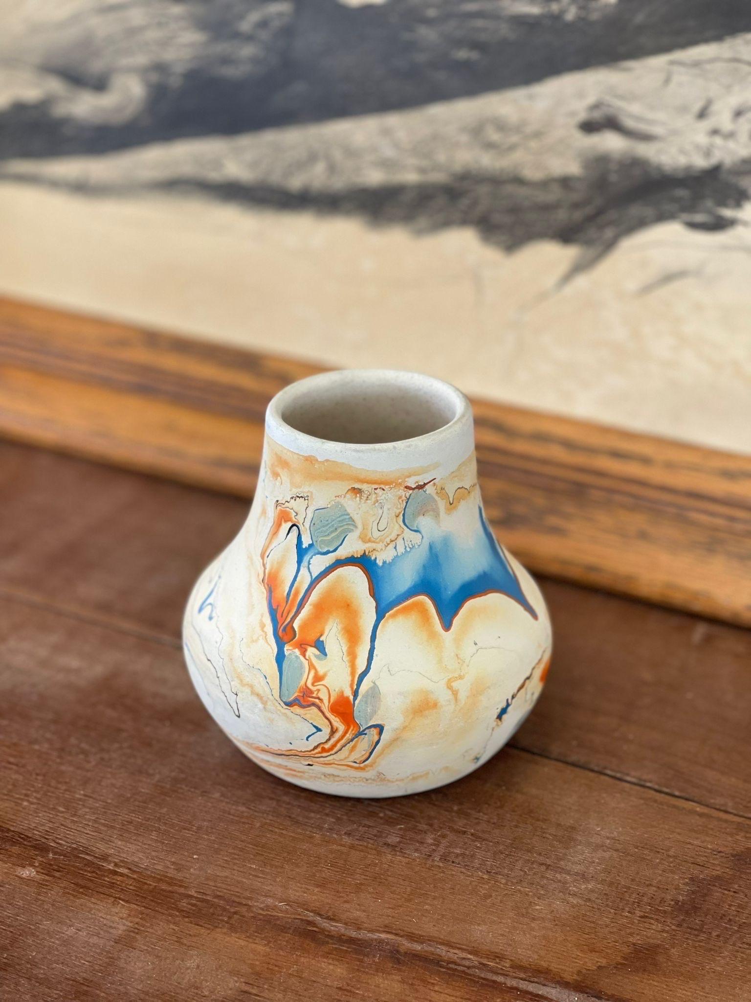 Mid-Century Modern Vase Vintage Nemadji en vente