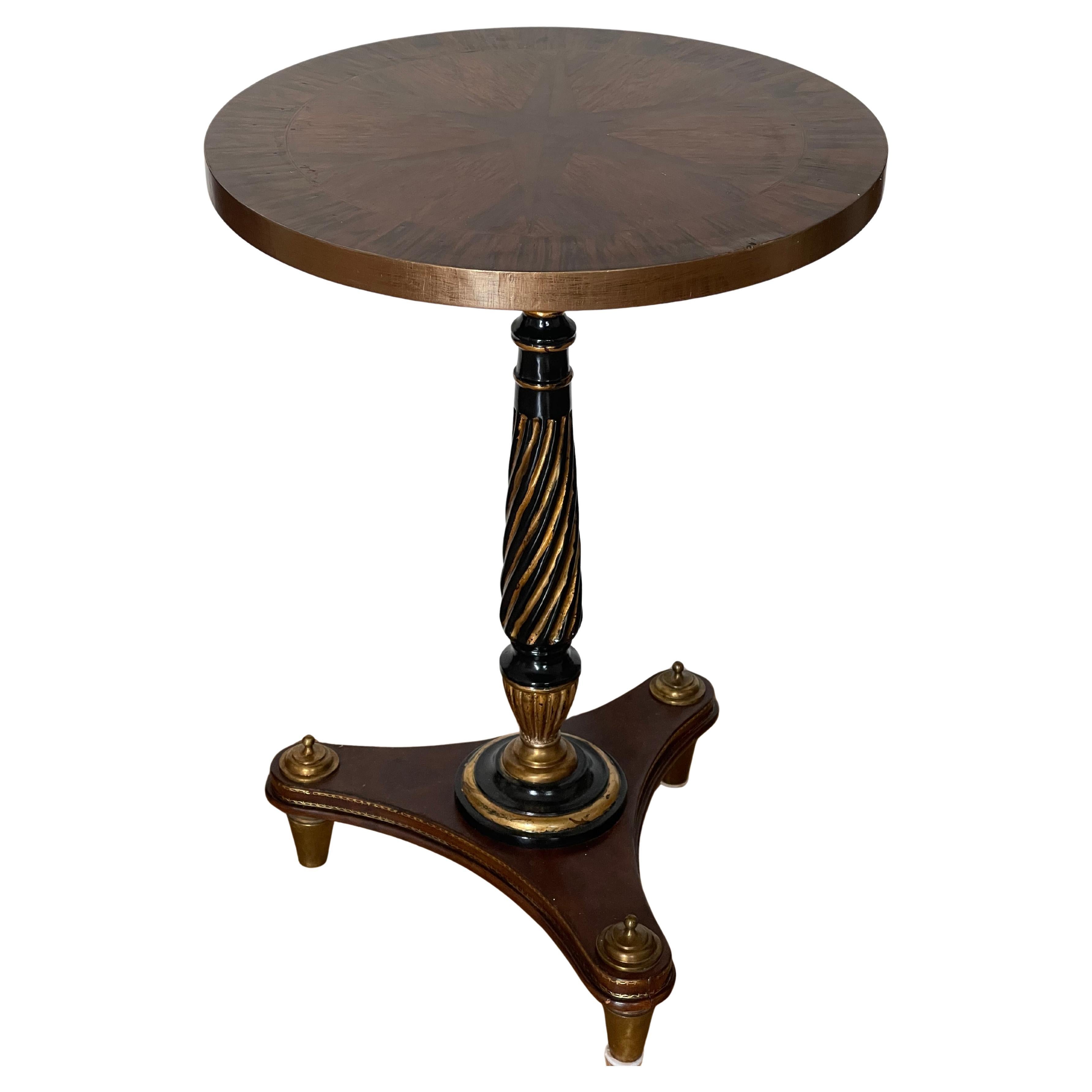 Vintage Neobaroque Revival Tound Side Table