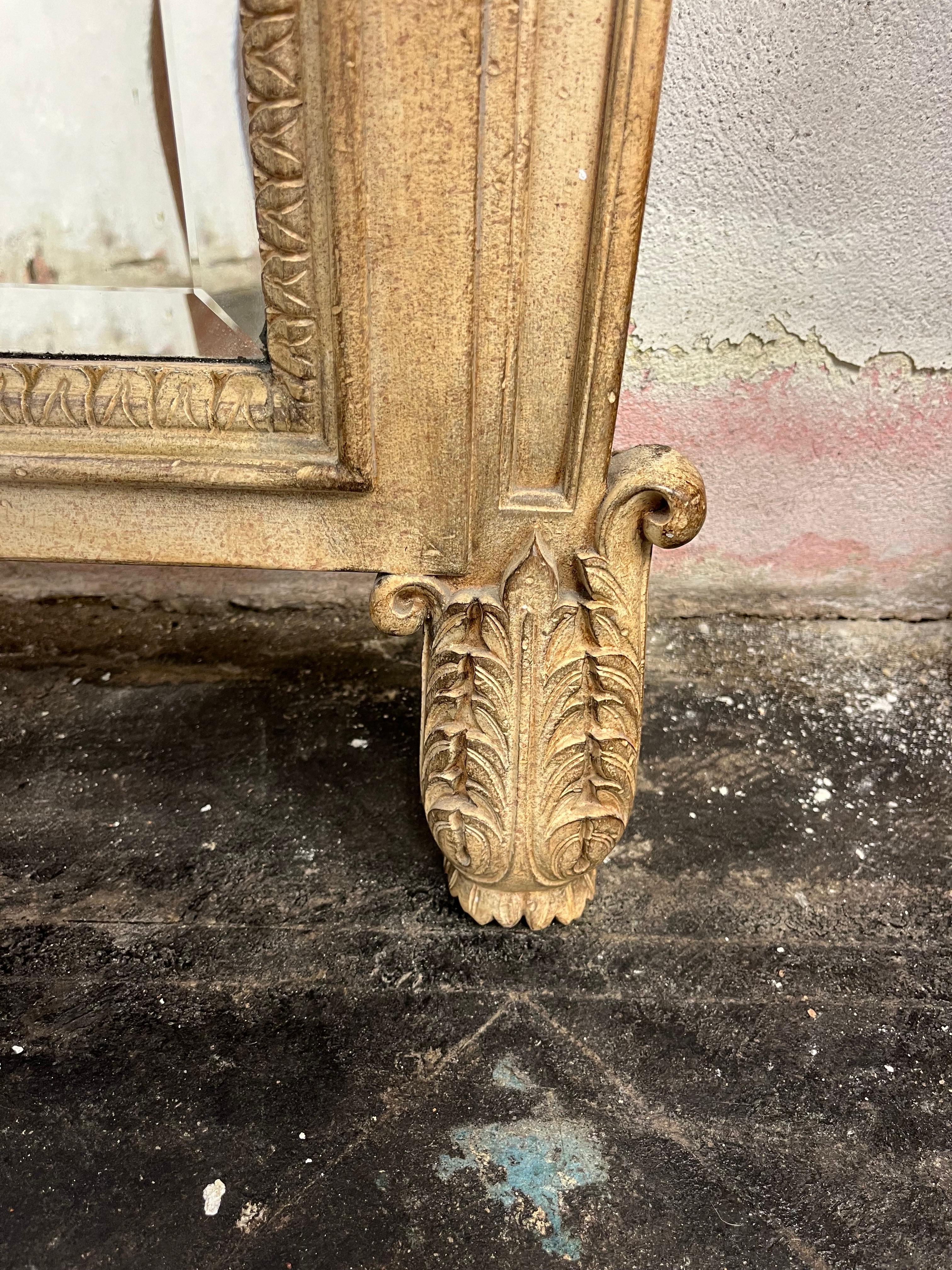 Wood Vintage Neoclassic Beidermeire Mirrors Beveled Edge Ferguson Copeland