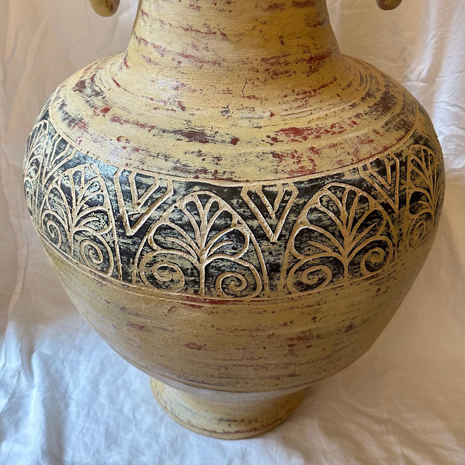 Italian Vintage Neoclassic Style Vase For Sale
