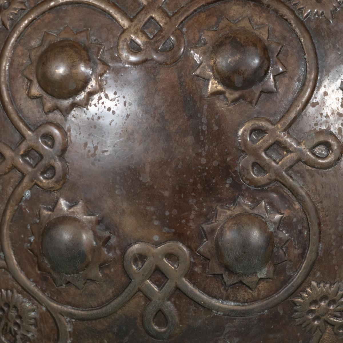 Lampe de bureau néoclassique vintage en bronze « Shield » en vente 3