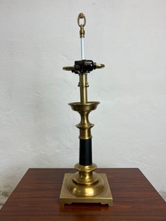 Vintage Neoclassical Candlestick Lamp Bouillotte