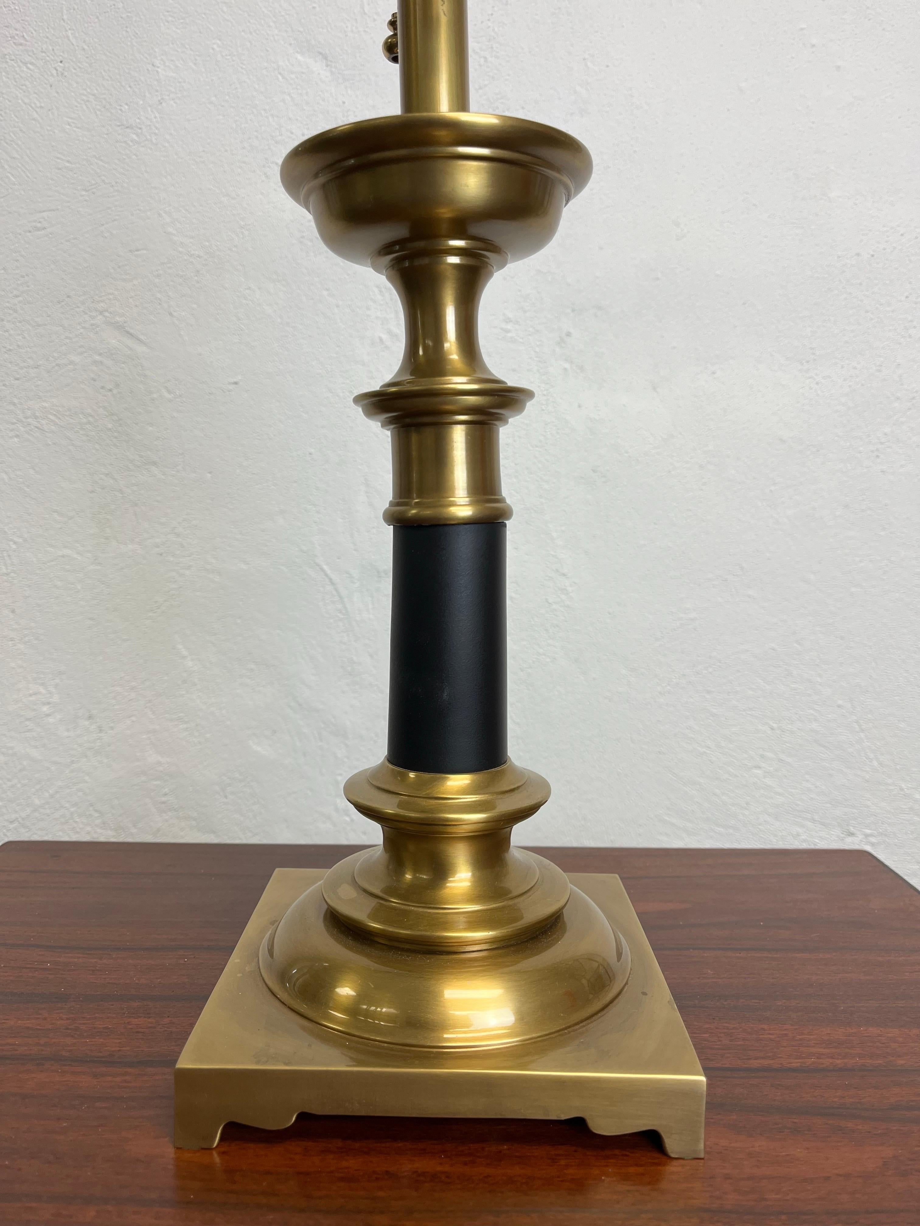 Unknown Vintage Neoclassical Candlestick Lamp Bouillotte For Sale