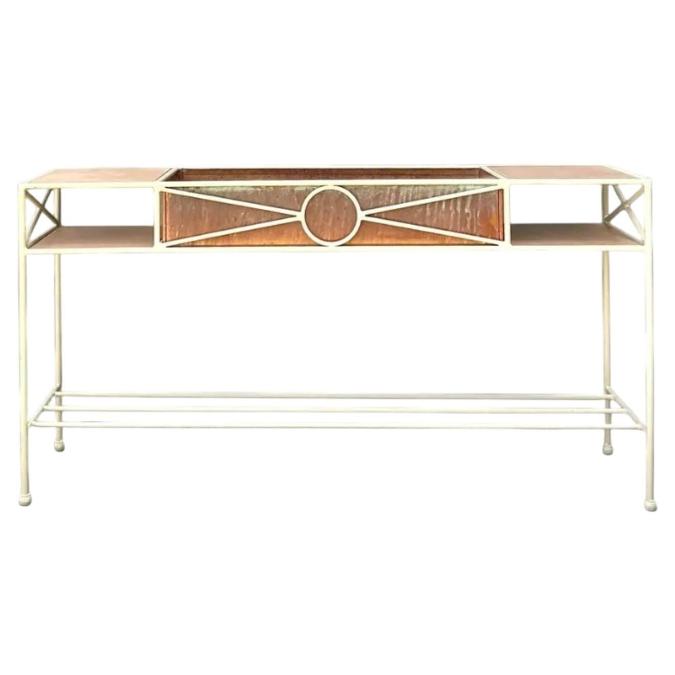 Vintage Neoclassical Copper Dry Sink