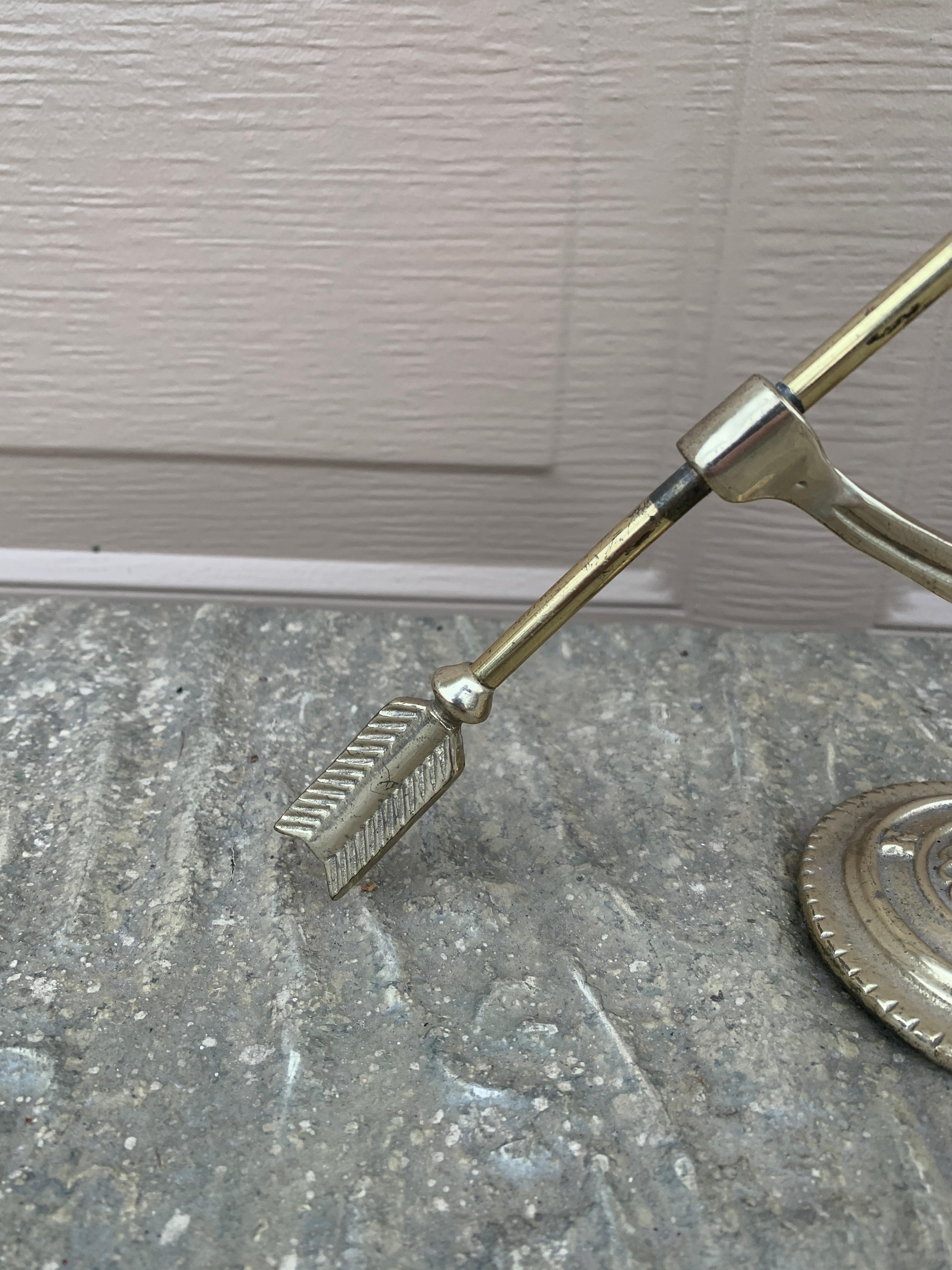 Laiton Cadran solaire armillaire de jardin en laiton de style néoclassique français en vente