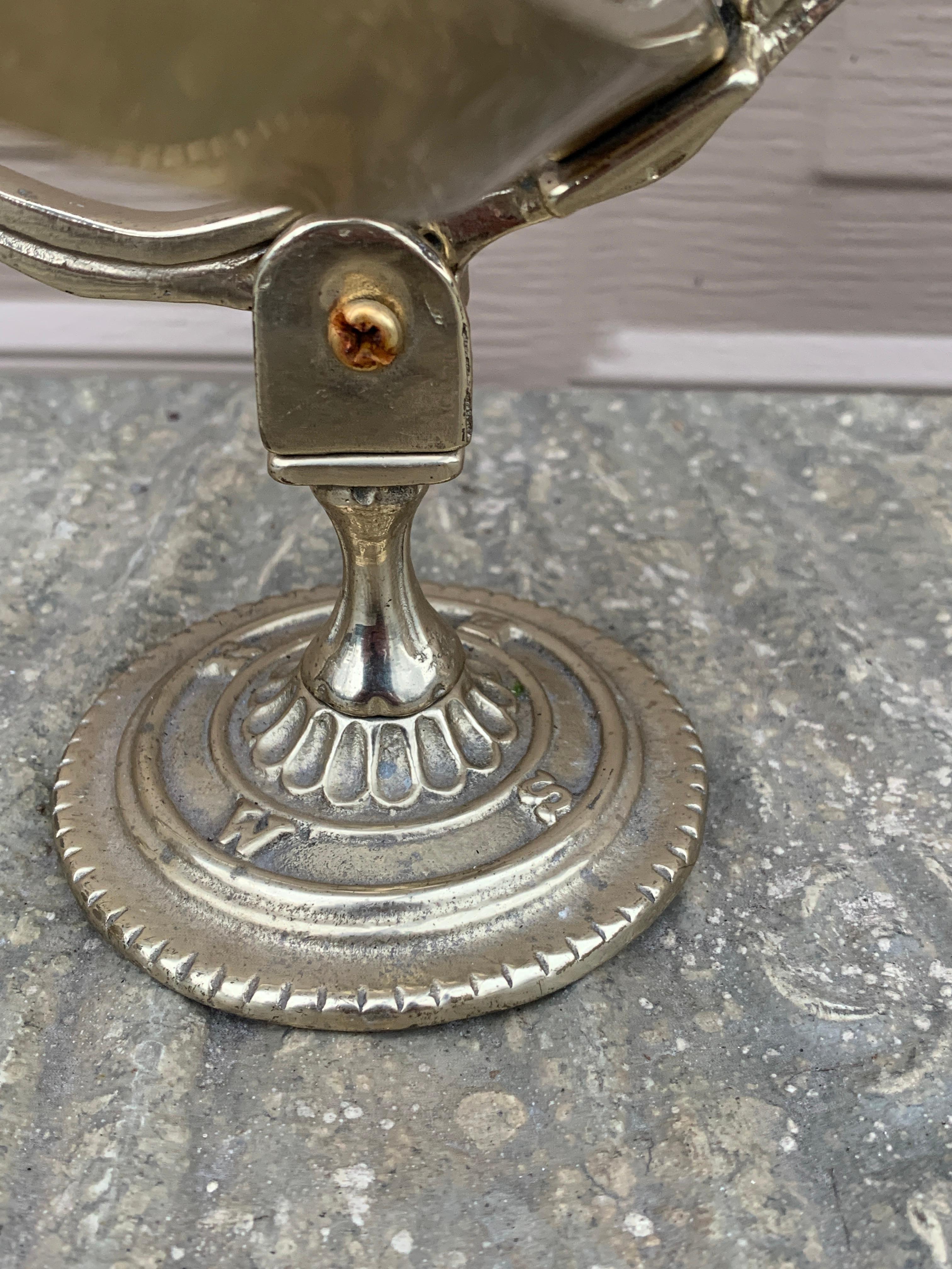 Cadran solaire armillaire de jardin en laiton de style néoclassique français en vente 1