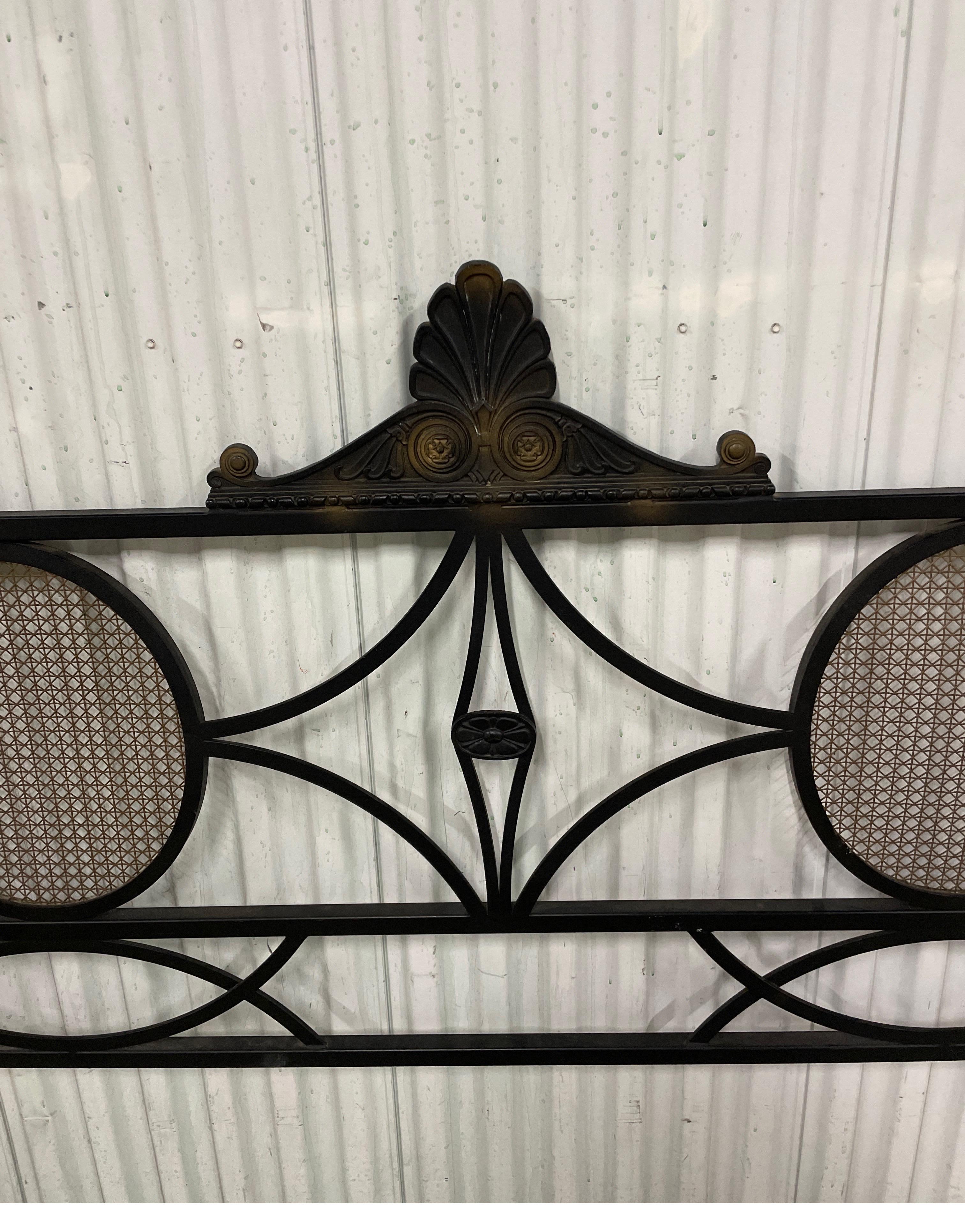 vintage cast iron headboard