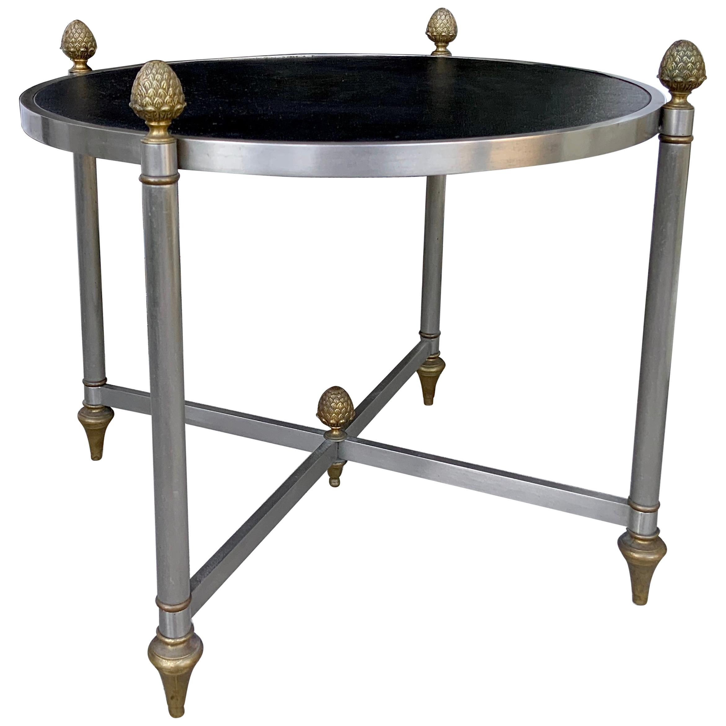 Vintage Neoclassical Maison Jansen Cocktail Table For Sale