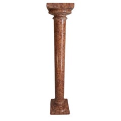 Vintage Neoclassical Marble Column