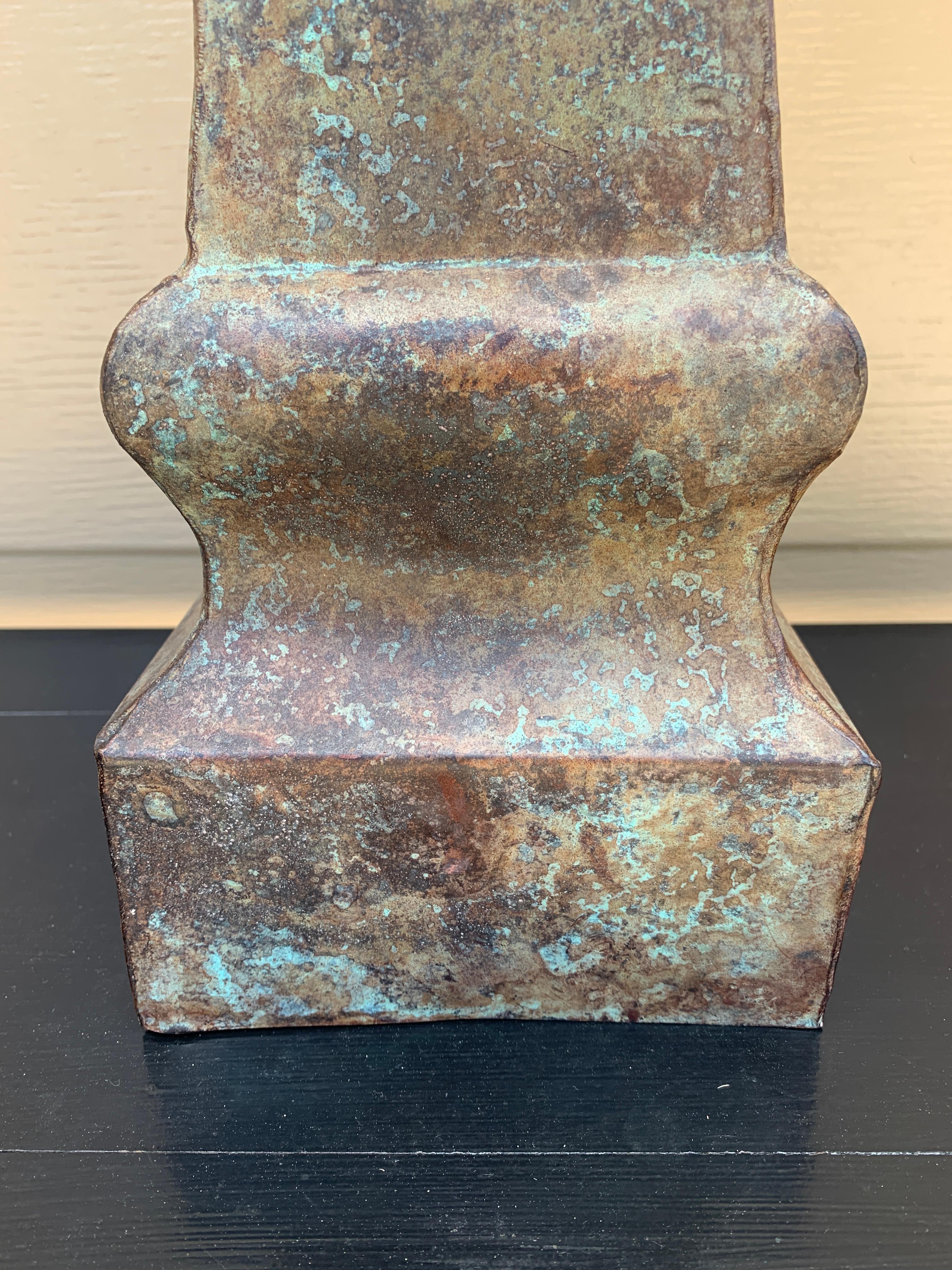 Vintage Neoklassischen Metall Garten Finial oder Obelisk im Angebot 7