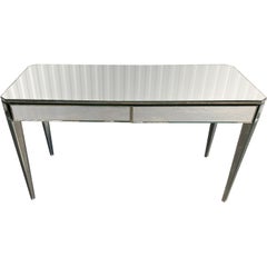 Vintage Neoclassical Mirrored Vanity Table / Desk by Nancy Corzine