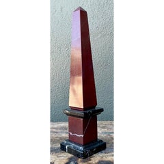 Vintage Neoclassical Stone Obelisk