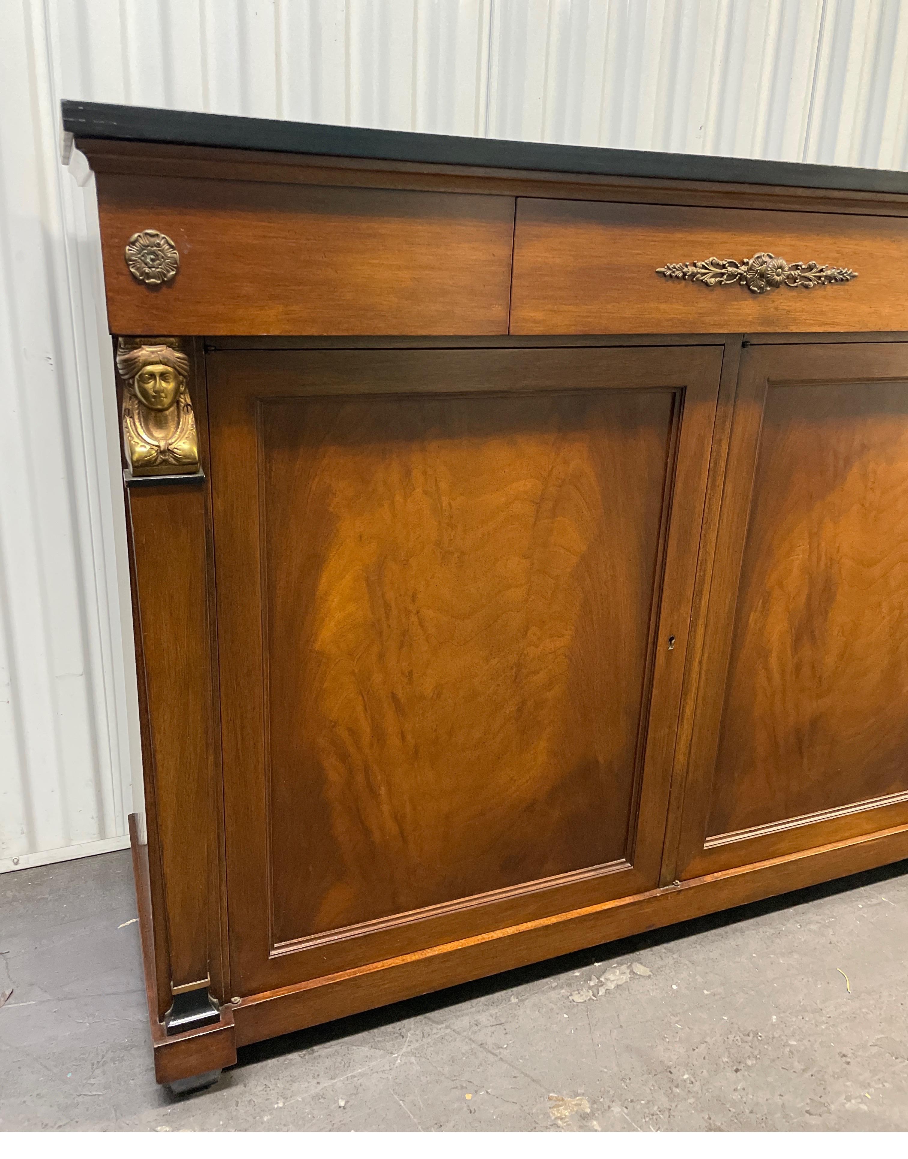 Vintage Neoclassical Style Credenza / Buffet 1