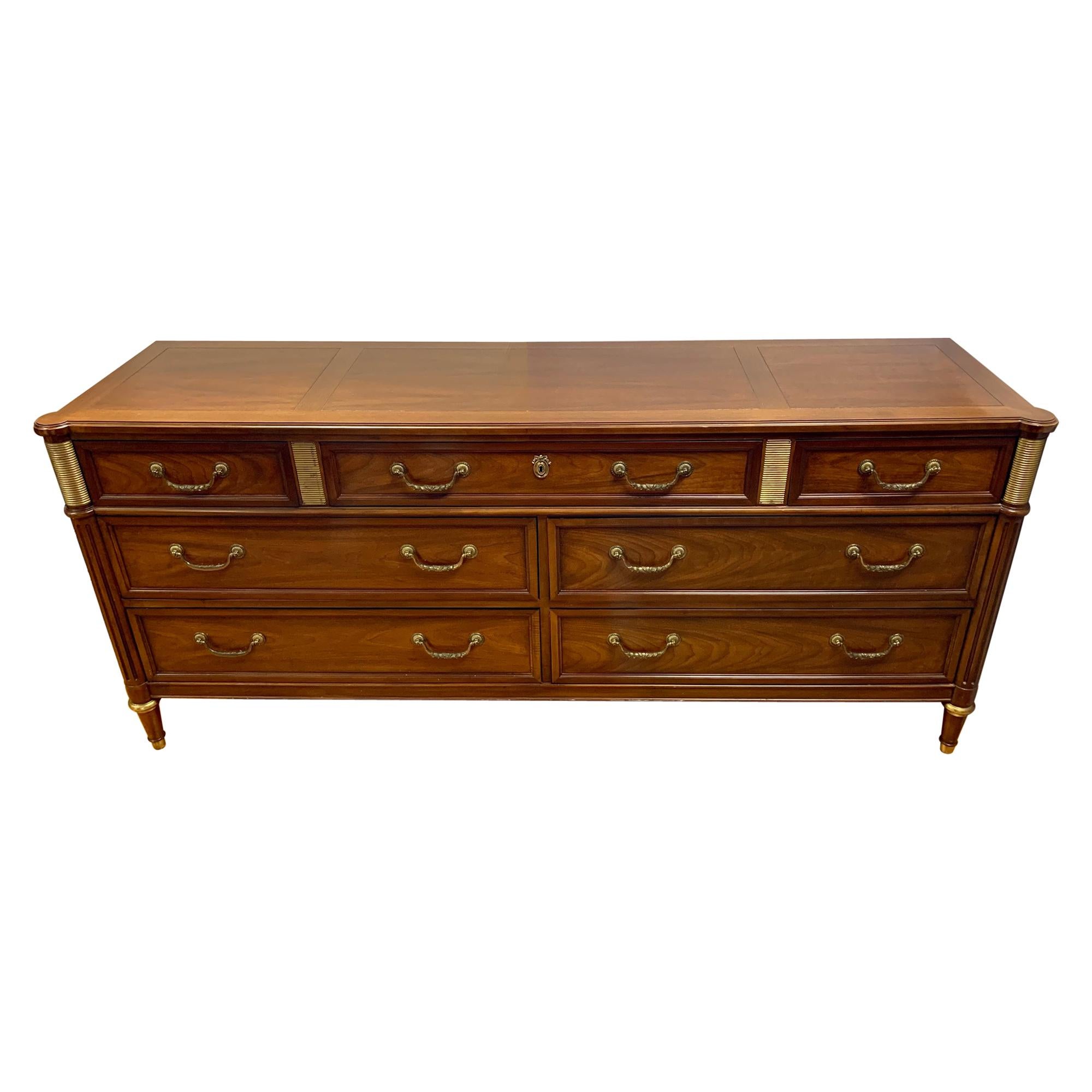 Vintage Neoclassical Style Dresser by Baker Furniture