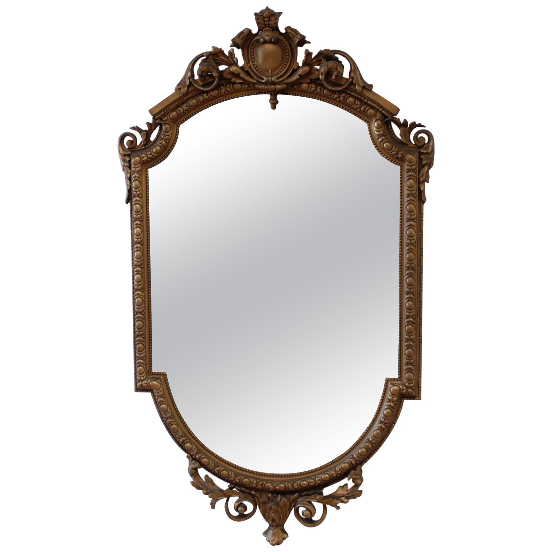 Vintage Neoclassical Style Giltwood Mirror