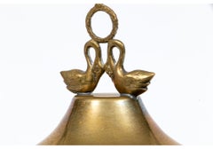 Vintage Neoclassical Style Metal Lidded Urn