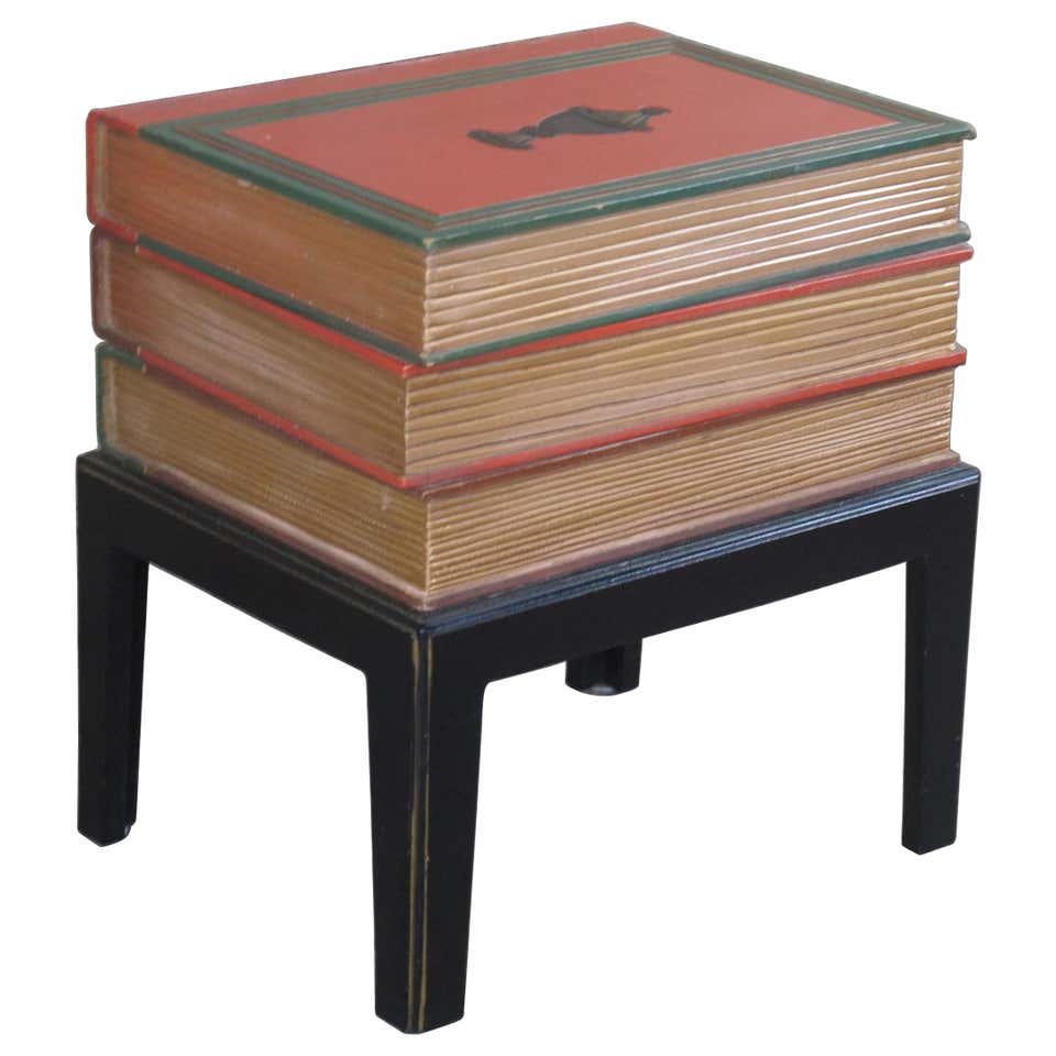 A Stacked Book Side Table. For Sale at 1stDibs