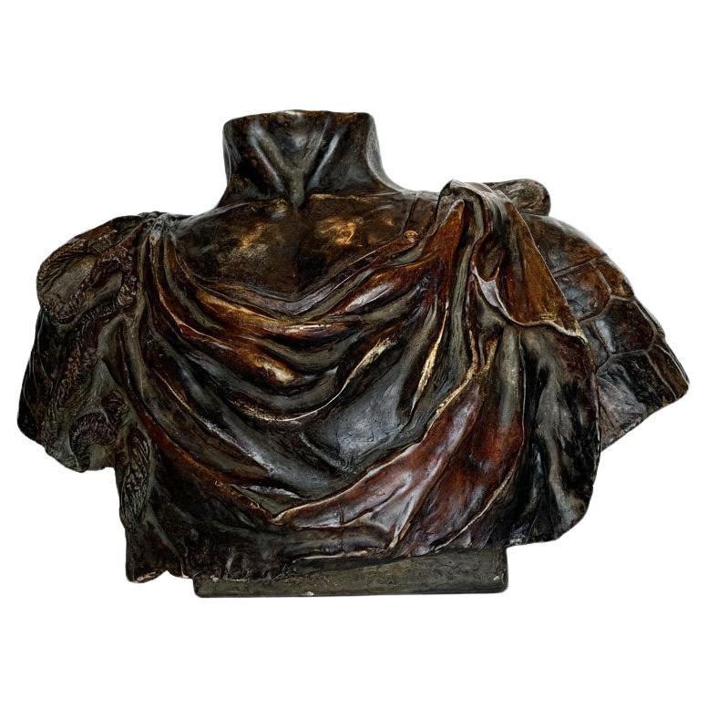 Vintage Neoclassical Style Plaster Bust